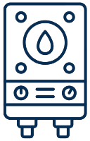 energy efficient water heater icon